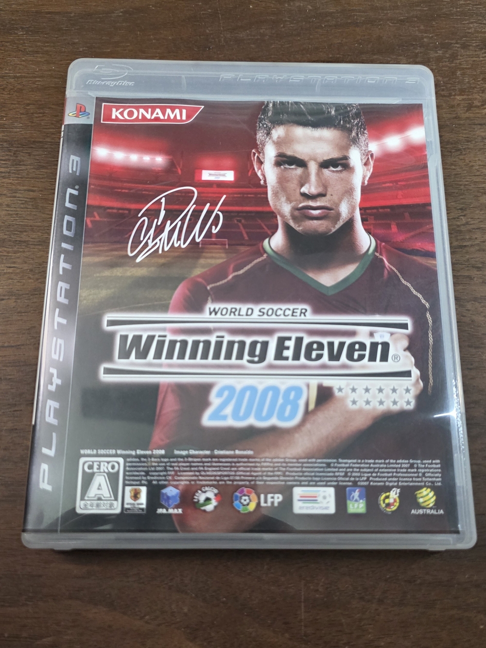 Konami Winning Eleven 2008 (PlayStation 3) - Red Cover